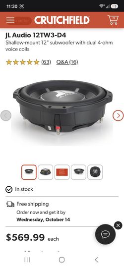 JL Audio Subwoofer Custom Made For Ford Mustang
