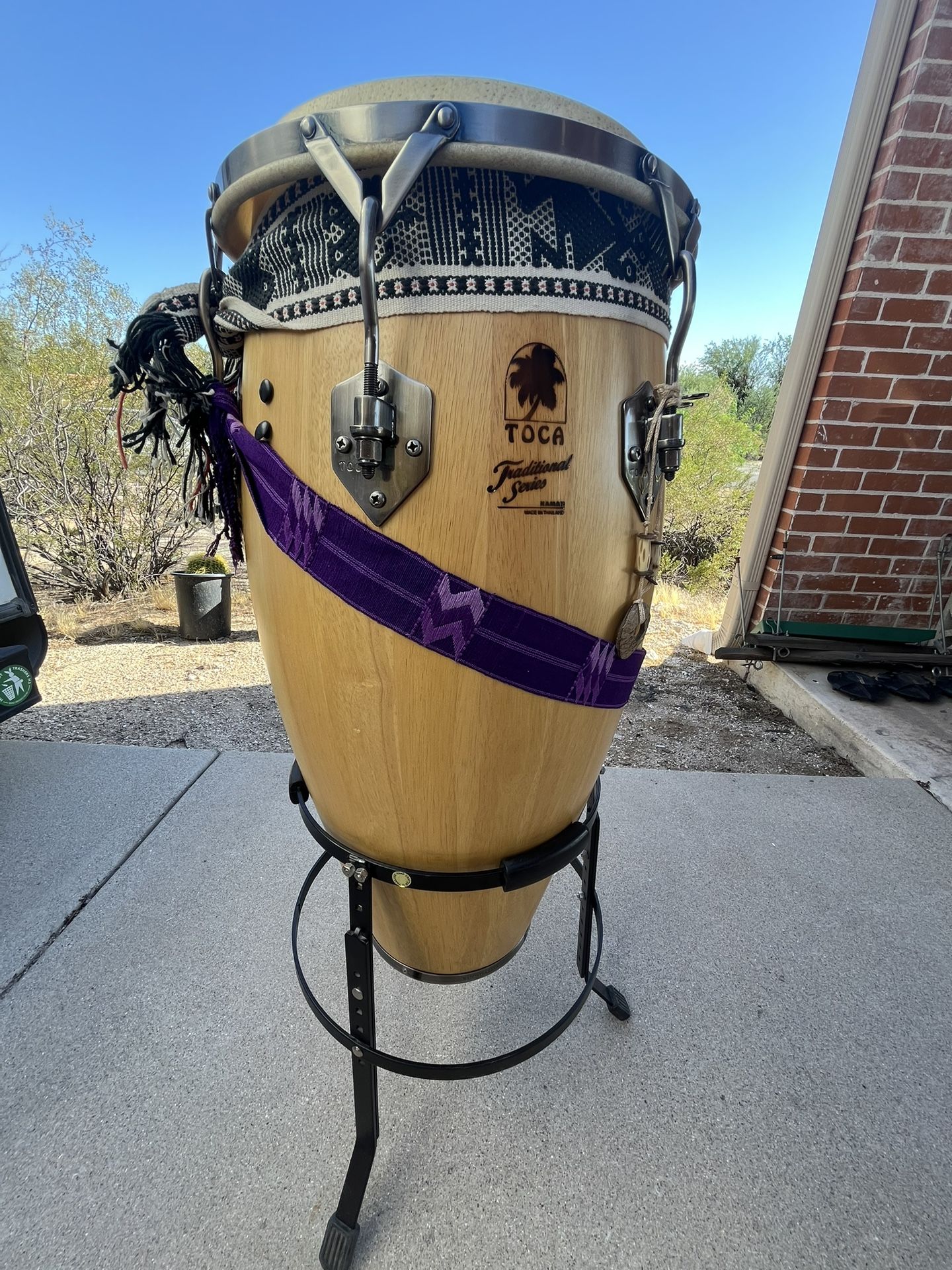 Conga Drum by TOCA + stand & protective carry bag