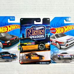 Hotwheels CRX Bundle Of 3 