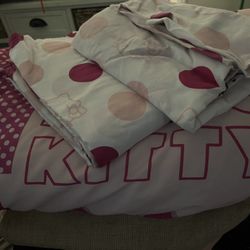 Hello Kitty Twin Bed Set 