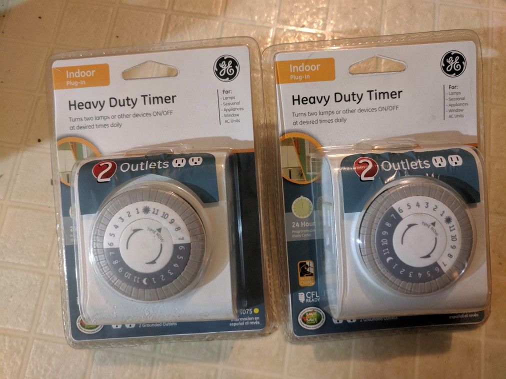 Heavy Duty Timers Brand New $5 For Both