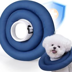 Dog Cone Collar Water-Resistant Soft Cone for Dogs After Surgery Adjustable Pet M+