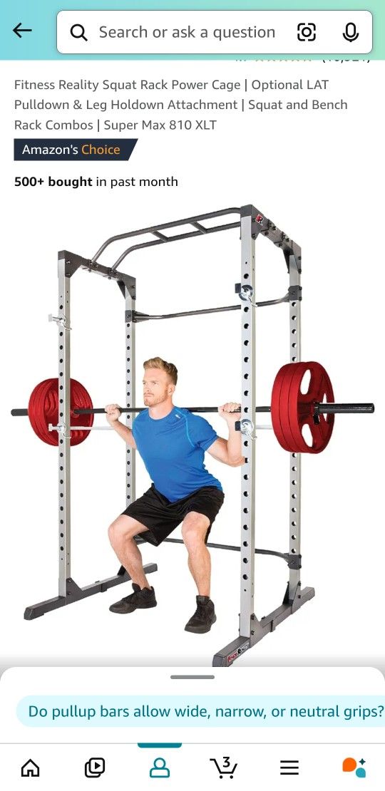 Fitness Reality Squat Rack Power Cage