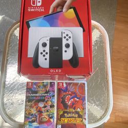 Nintendo Switch Oled + Games 