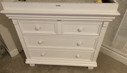 White dresser drawer