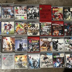 Ps3 Games Priced Each On Picture