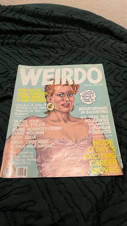 WEIRDO #18 MAGAZINE - Last Gasp Comic 1986 - Robert Crumb - Krazy