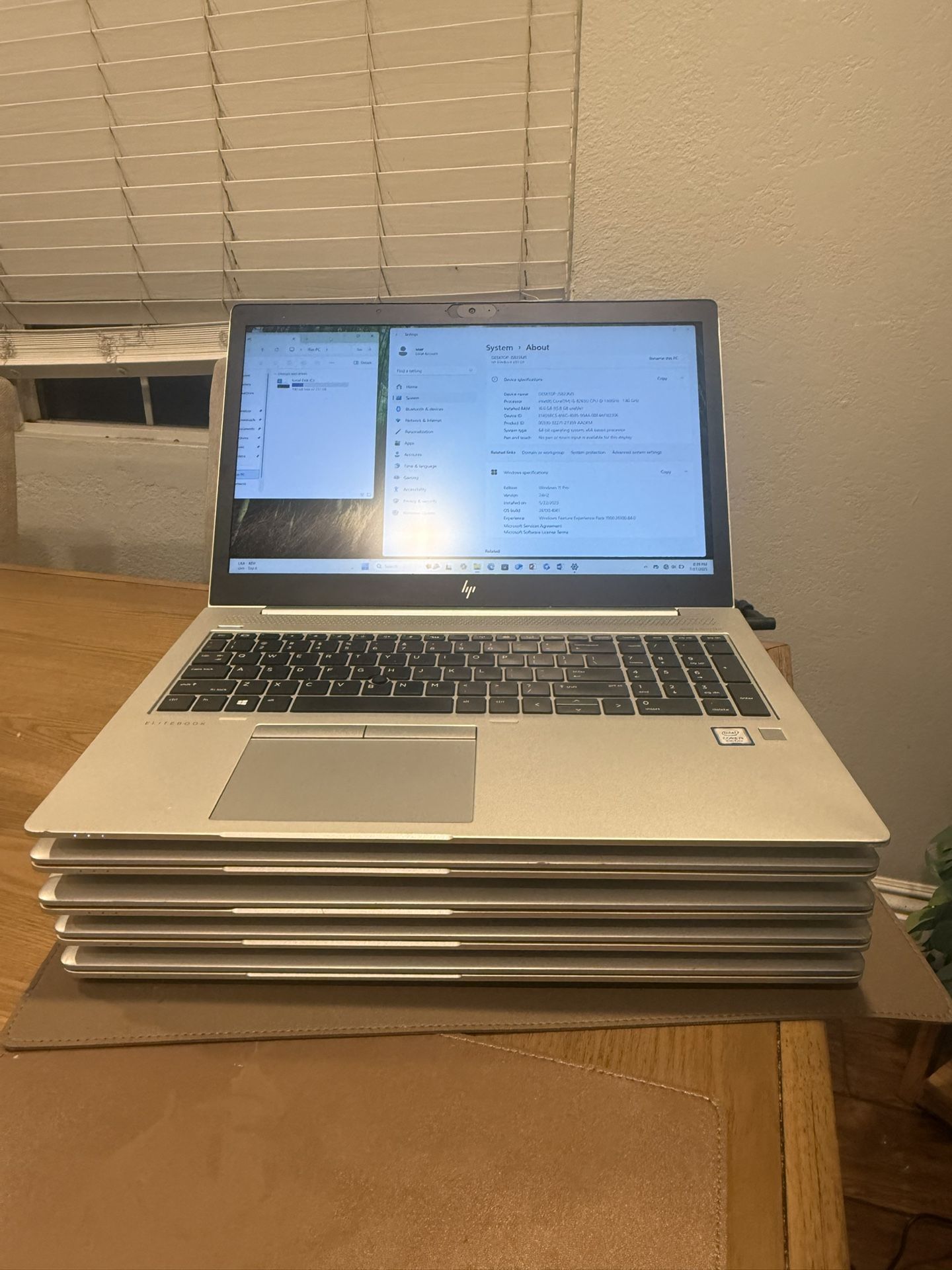 HP Elitebook 850 G6, i5-8365U 1.80 AaCPU, 16gb RAM, New Installed Window 11 Pro, MS Office. Fully Equipe,