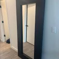 MONGSTAD Ikea Black Brown Floor Mirror