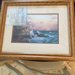 Thomas Kincade Matted Prints. Full Sized Limited Edition Lithographs