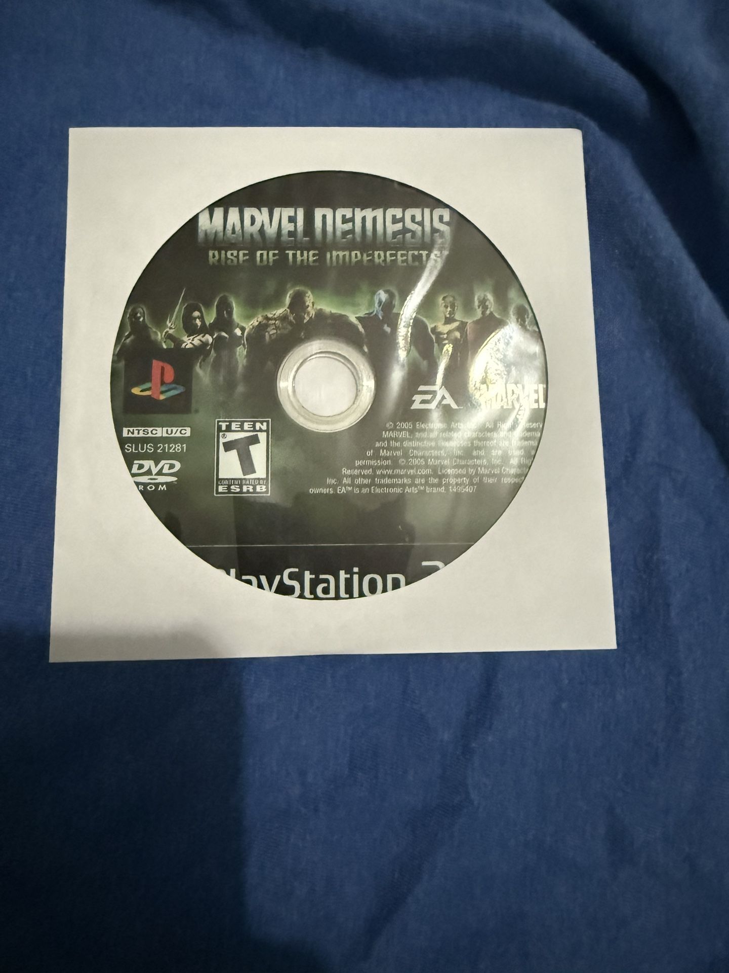 Playstation 2 Game : Marvel Nemesis Rise Of  The Imperfects