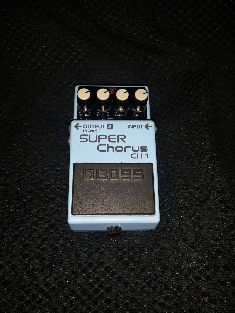 Super chorus ch1 boss pedal