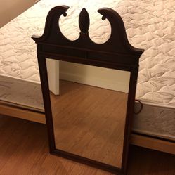 Wooden Vintage Mirror