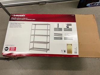 HUSKY 5 SHELF HEAVY DUTY STORAGE UNIT