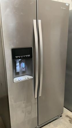 Whirlpool Side By Side Stainless Steel Counter Depth Refrigerator
