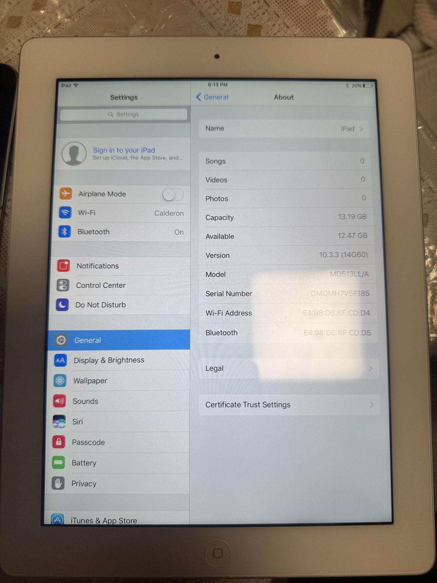 iPad 4th Gen 