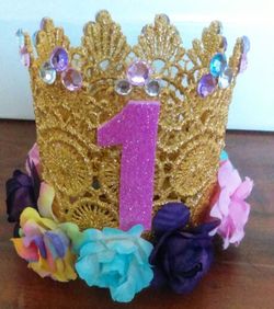 Birthday lace Crown
