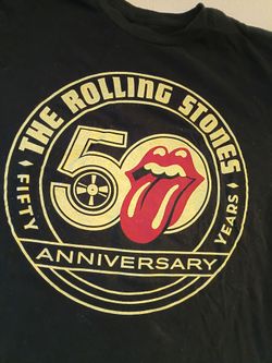 Vintage "The Rolling Stones" 50-years Anniversary Tour. Size L T-shirt. 2013.