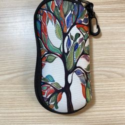Colorful Tree Design Glasses Case Sunglasses 