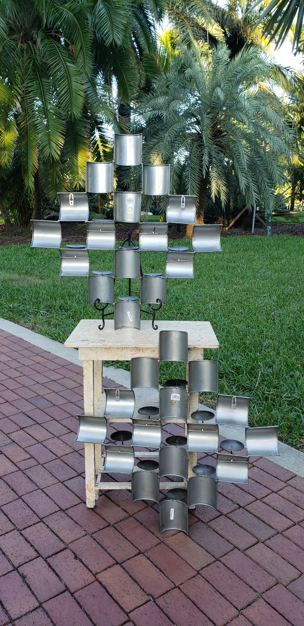 Hang On Wall Metal Decorative Candle Holders
