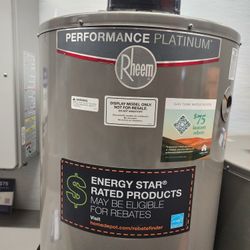 NEW WATER HEATER 