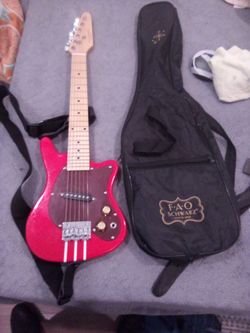 Fao Schwartz kids electric guitar