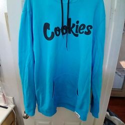 Cookies XXXL Hoodie In Light Blue 