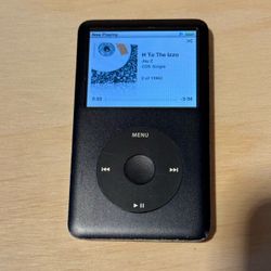 iPod Model:A1238 6thGEN 80GB Blk Tested Good Battery 16-18hr w/13962Song-Charger