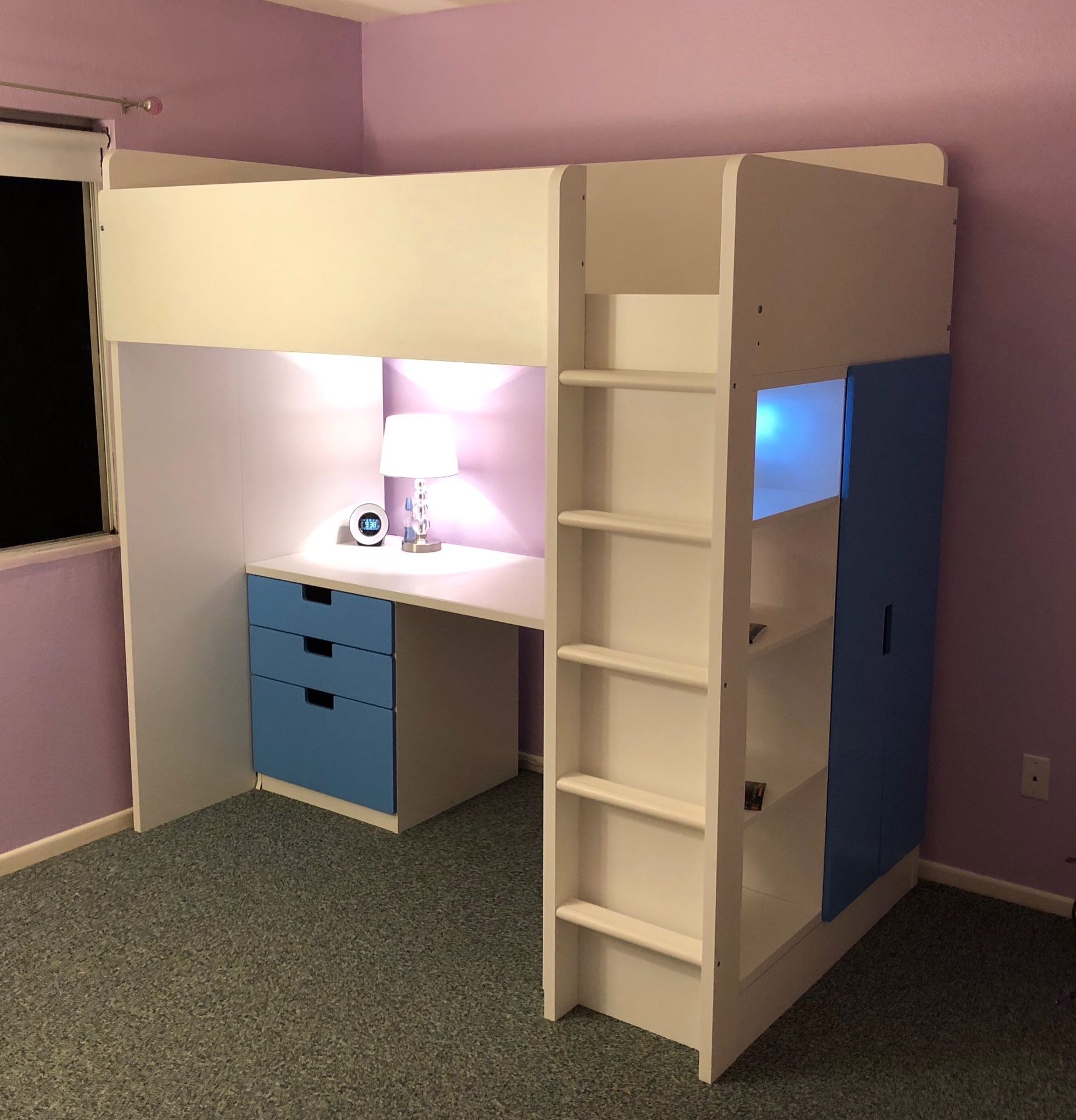 IKEA STUVA loft bed and desk w/Delivery * for Sale in Oceanside, CA OfferUp