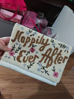 Beaded purse happily ever after