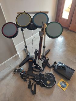 Rock Band bundle with console PS3 PS4 PS5 Rockband Guitar Hero