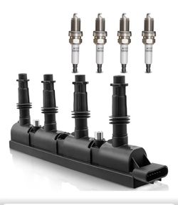 Ignition Coil UF669 Model  Amd Spark Plugs For 2011-2020 GM 