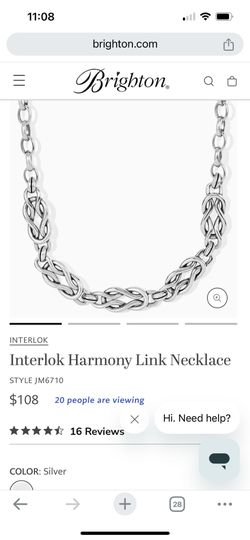 Interlock Harmony Link Necklace 