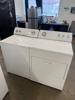Used Whirlpool Washer and Gas Dryer Top Load