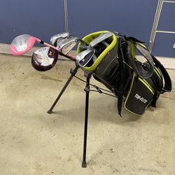 Girl’s Golf Clubs & Bag