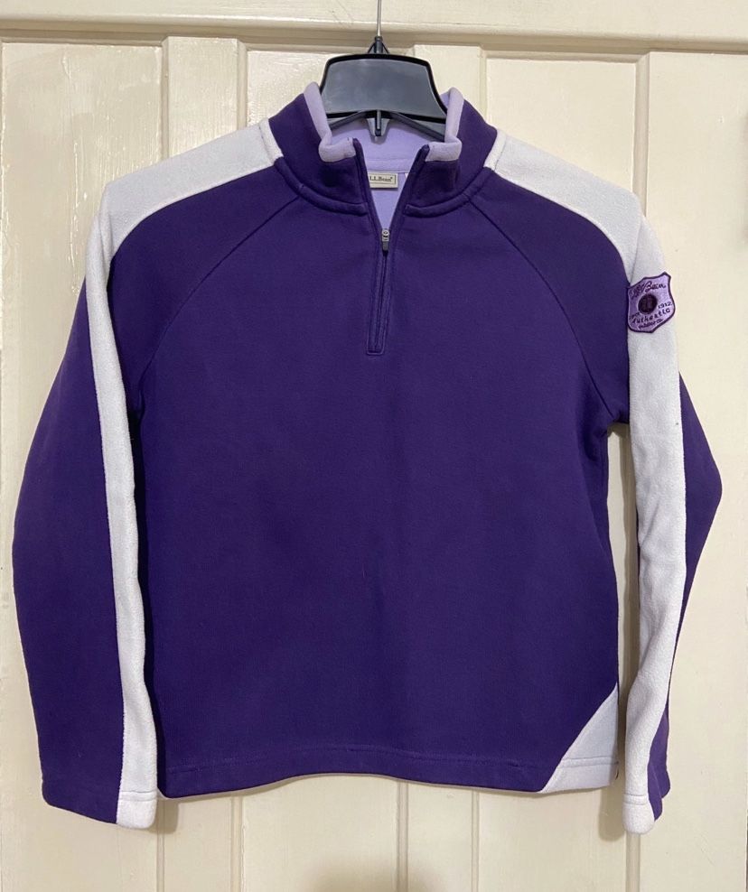 L.L.Bean quarter zipper fleece sweater /XL(18)