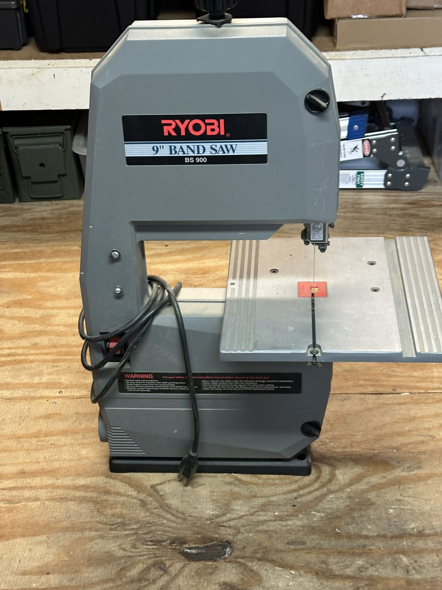 RYOBI 9” Band Saw With Extra Blades $130.00 OBO