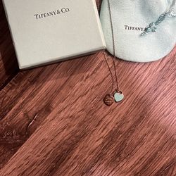 REAL tiffany heart pendant necklace 
