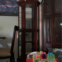 Brown China Cabinet