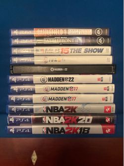 PS4 Game Bundle – Madden, NBA 2K, FIFA, Battlefront, Battlefield & More