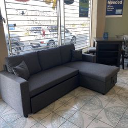 Grey Reversible Sectional With Storage ‼️financing Available ‼️