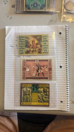 1921 German notes currency