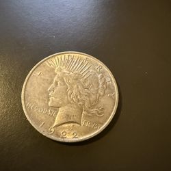 1922 p peace dollar