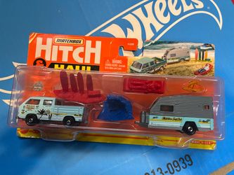 2021 Matchbox Hitch & Haul MBX WAVE RIDER VW Transporter Cab & Travel Trailer II