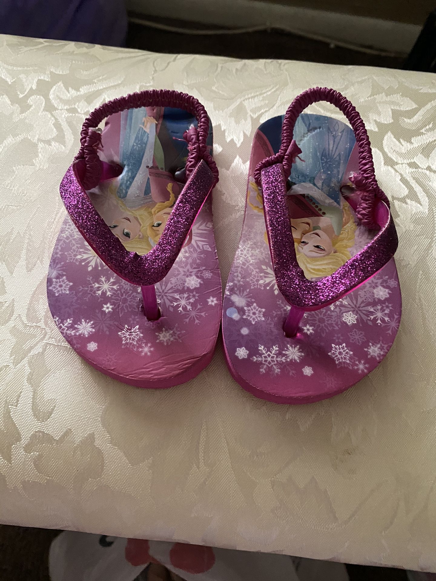 Anna and Elsa Disney slippers