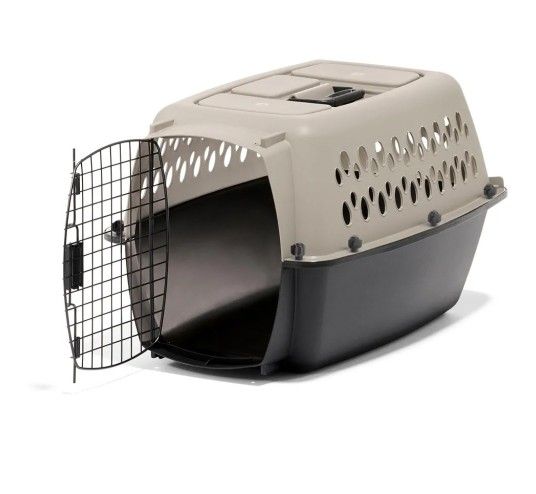 Petmate Vari Dog Kennel - Portable Dog Carriers & Crates for Small Dogs, Airline-Friendly, Durable Plastic, Pet Carrier For Home and Travel, 24 Inches
