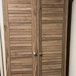 Tall Wardrobe/ Storage Armoire 