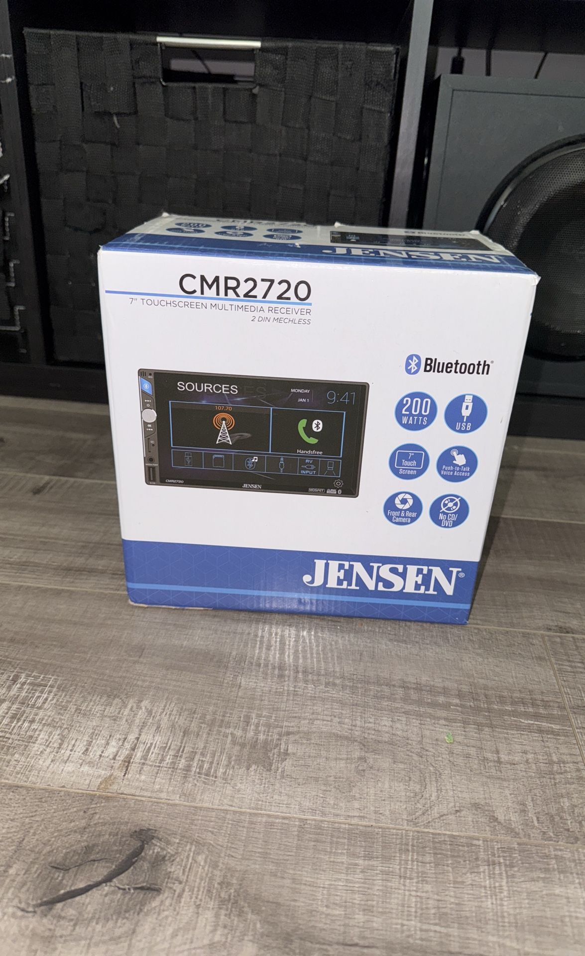 Jensen 7” Touchscreen Multimedia Receiver 2 Din Mechless 