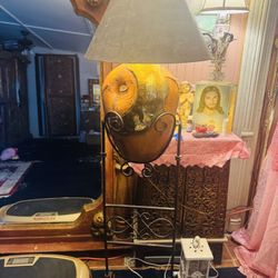 Vintage Rustic Crafted Floor Lamp 