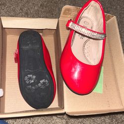 Toddler Size 6 Red Flats